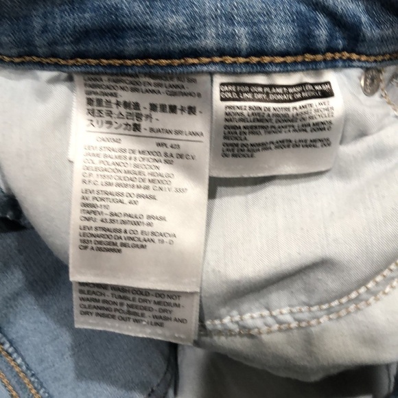 Levi’s Mid Length Shorts Size 31 Blue - Picture 8 of 10